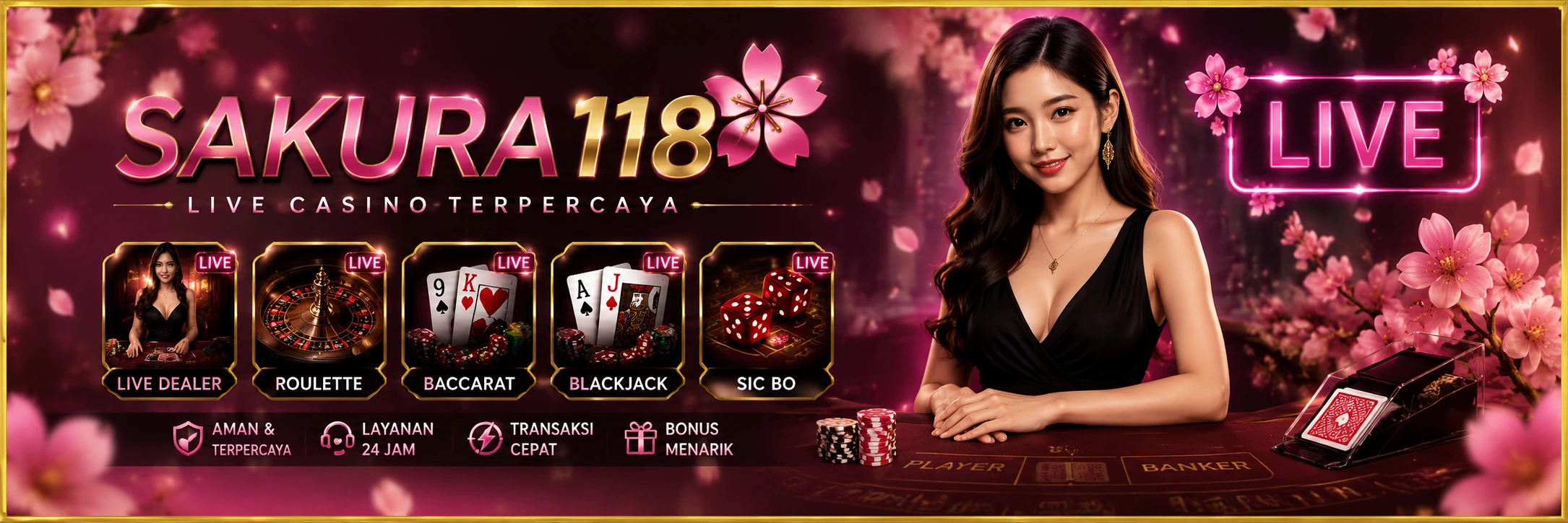 banner baccarat online sakura118