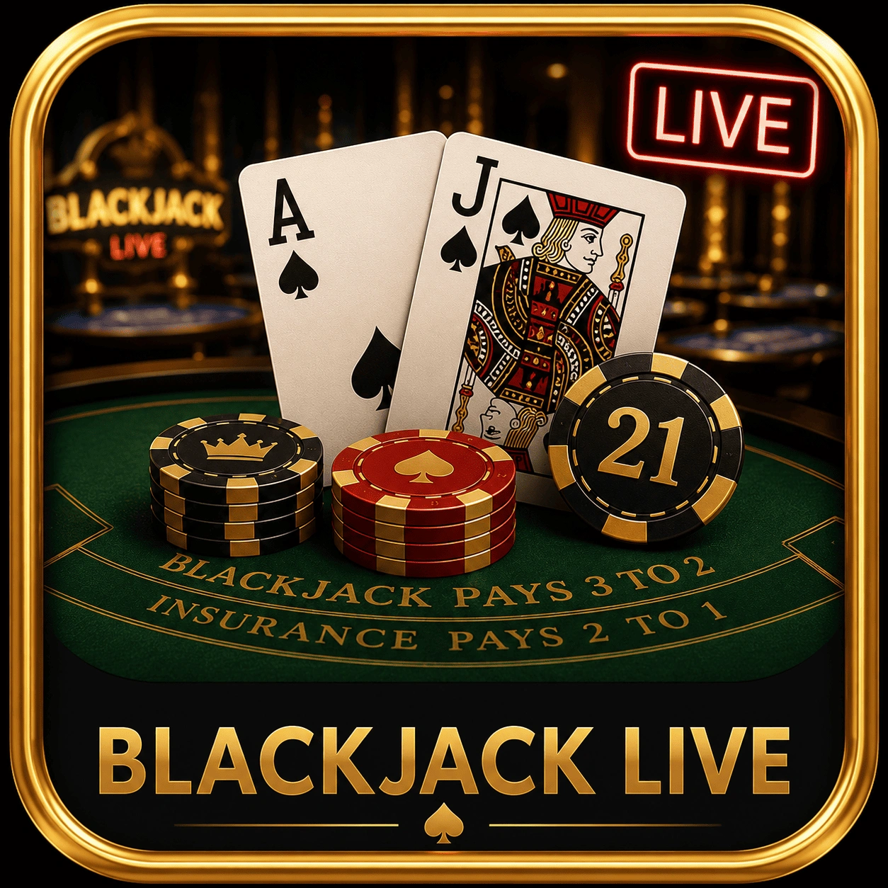 black jack live